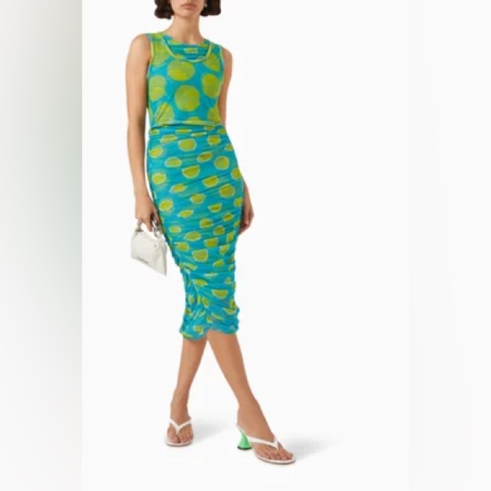 Simon Miller Cielo Midi Dress in Mesh